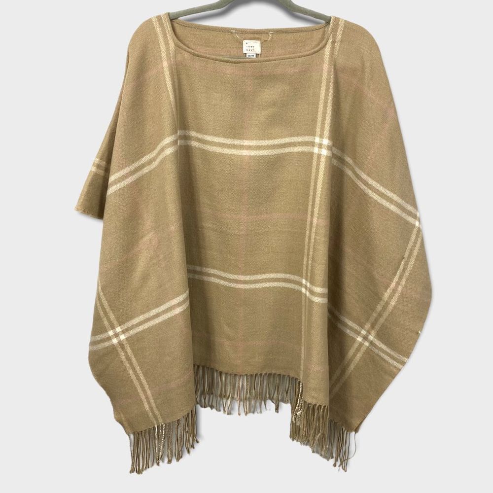 Target A New Day Tan Shawl Soft Fleece
